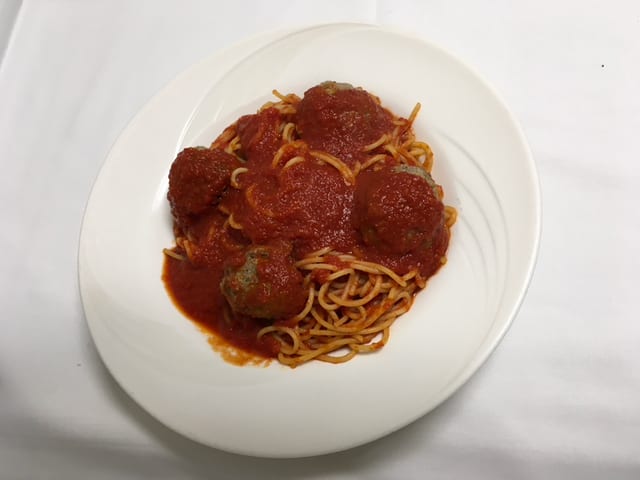 Spaghetti with Meatballs.