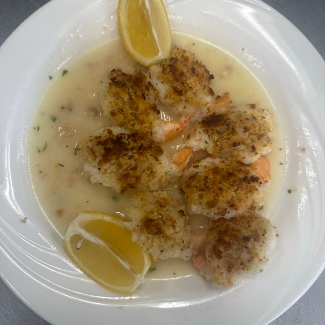 Shrimp Oreganata.