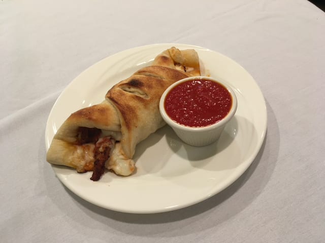 Chicken Parmigiana Roll.