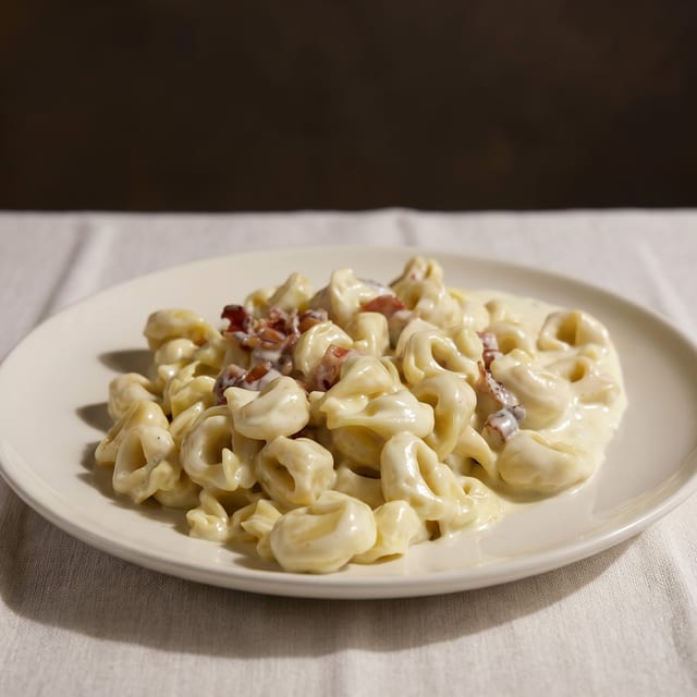 Tortellini Alla Carbonara.