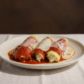 Homemade Manicotti