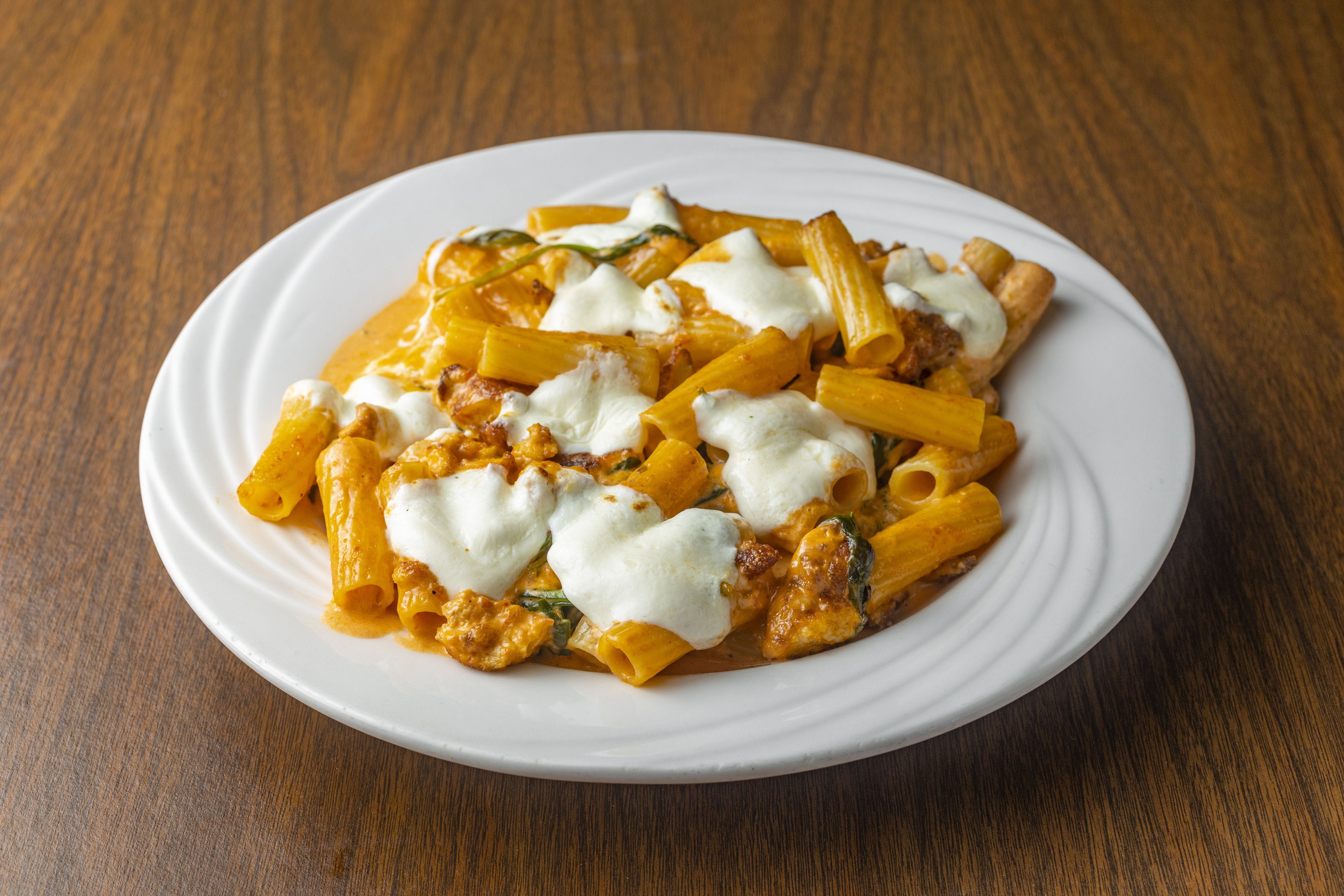 Rigatoni Fiorentina.