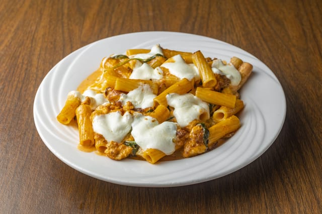 Rigatoni Fiorentina.