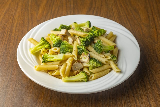 Penne with Chicken & Broccoli.